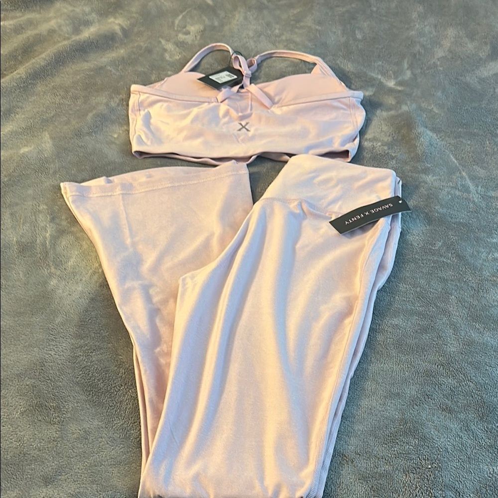 Women's Pink Savage x Fenty set